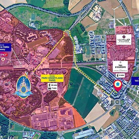 Disneyland-Paris 7 Pers, Netflix, Wifi, 2 Parking เชสซี ภายนอก รูปภาพ